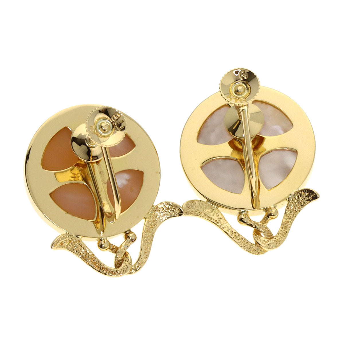 TASAKI Mabe Pearl Pearl Earring K18 Yellow Gold Ladies [Used]