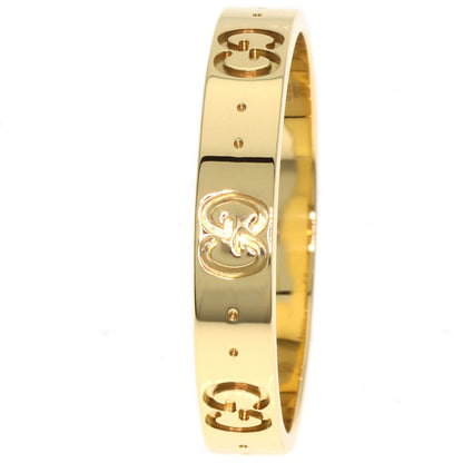 GUCCI Icon Ring #23 Ring K18 Yellow Gold Ladies [Used]