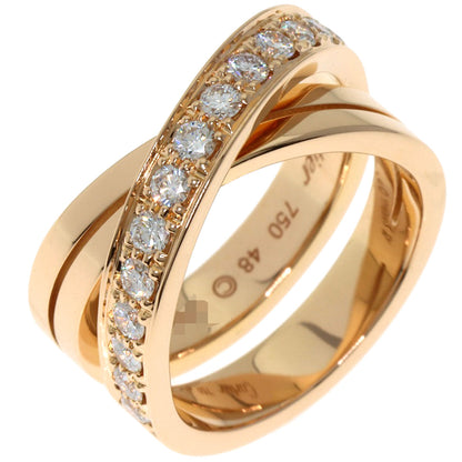 CARTIER Etincel de Cartier Diamond #48 Ring K18 Pink Gold Ladies [Used]
