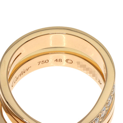 CARTIER Etincel de Cartier Diamond #48 Ring K18 Pink Gold Ladies [Used]
