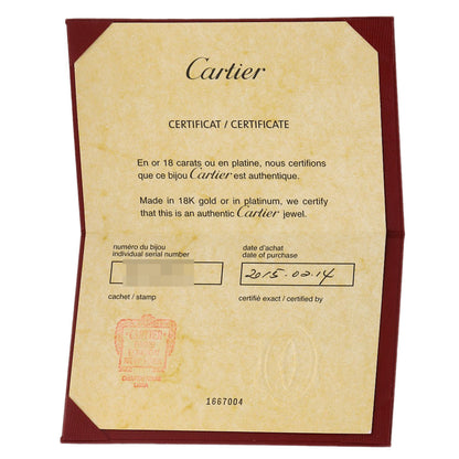 CARTIER Etincel de Cartier Diamond #48 Ring K18 Pink Gold Ladies [Used]