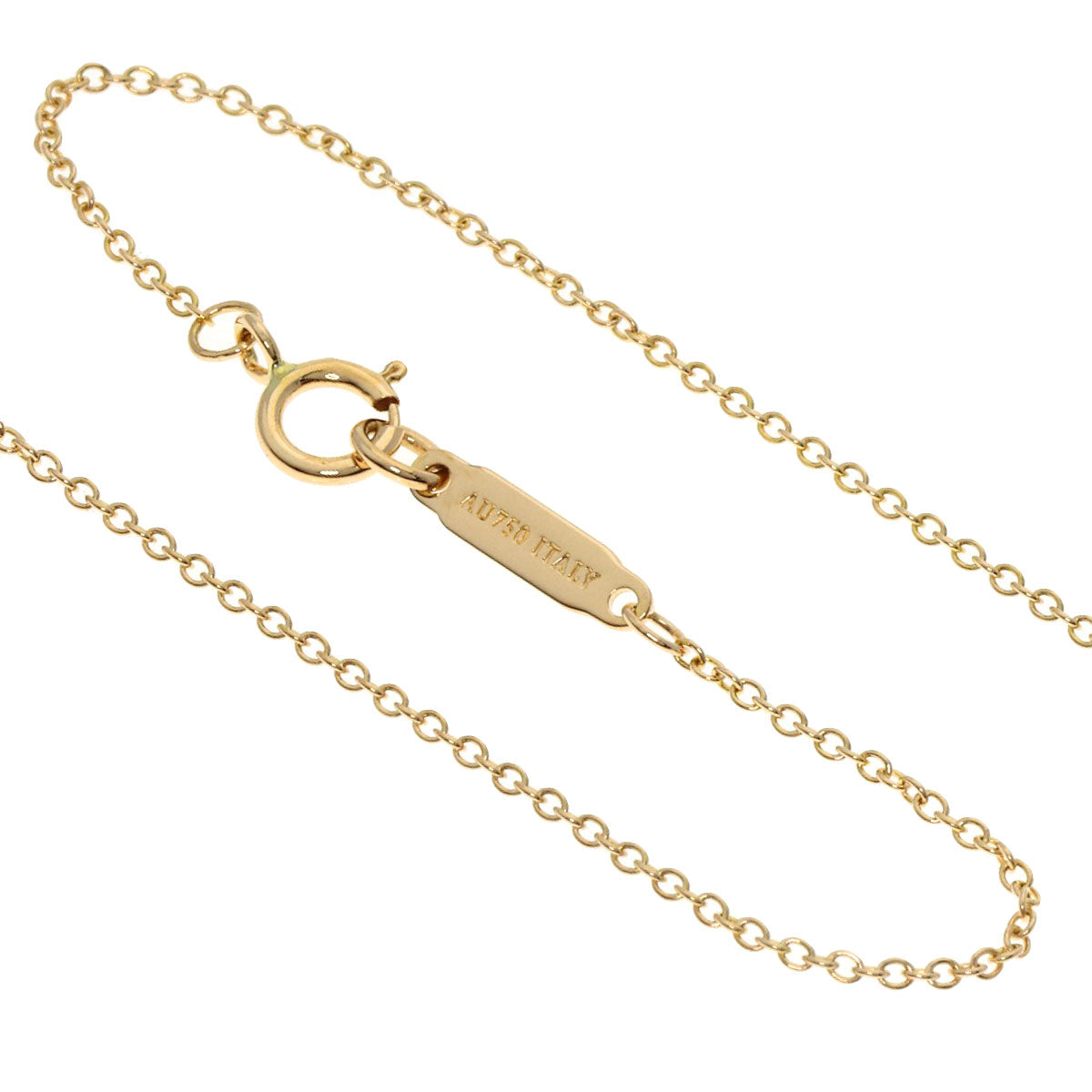 TIFFANY&Co. Fleur Doliskiver Diamond Necklace K18 Pink Gold Ladies [Used]