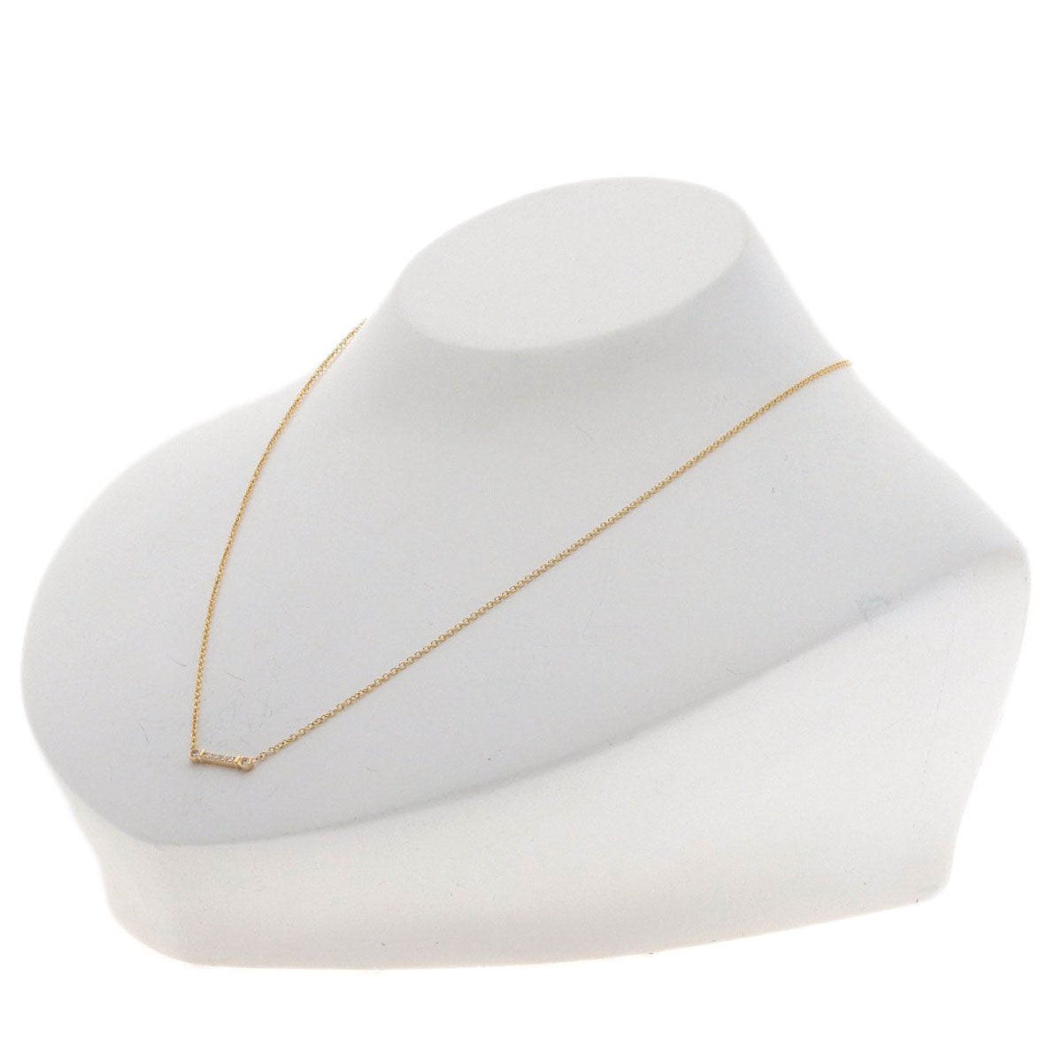 TIFFANY&Co. Fleur Doliskiver Diamond Necklace K18 Pink Gold Ladies [Used]