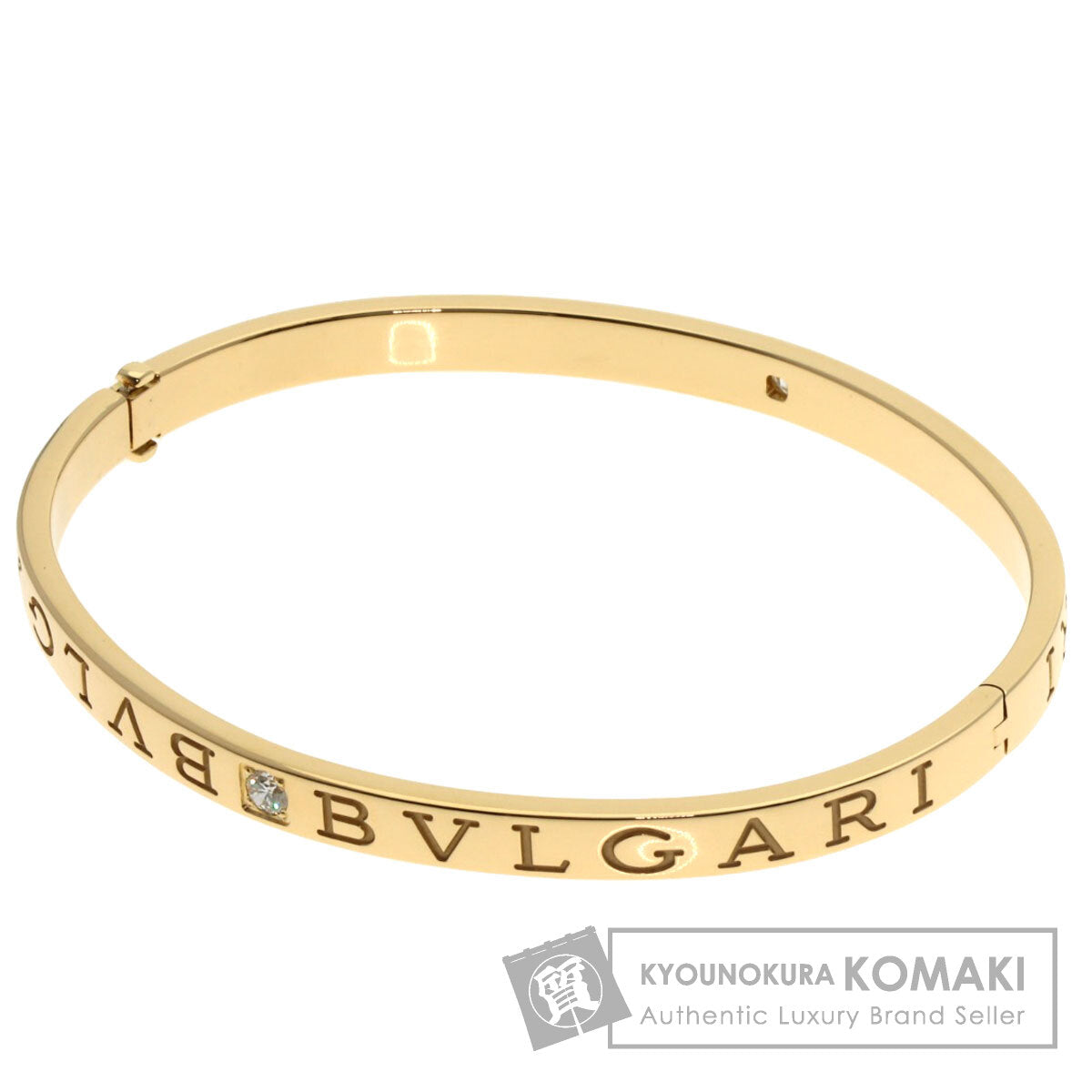 BVLGARI BVLGARI BVLGARI 2P Diamond Bracelet K18 Yellow Gold Ladies [Used]
