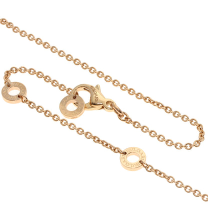 BVLGARI BVLGARI Onyx White Shell Diamond Necklace K18 Pink Gold Ladies [Used]