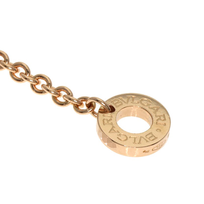 BVLGARI BVLGARI Onyx White Shell Diamond Necklace K18 Pink Gold Ladies [Used]