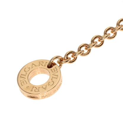 BVLGARI BVLGARI Onyx White Shell Diamond Necklace K18 Pink Gold Ladies [Used]