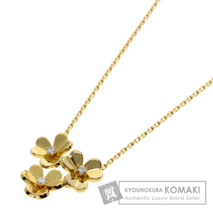 Van Cleef & Arpels Frivole Diamond Necklace K18 Yellow Gold Ladies [Used]