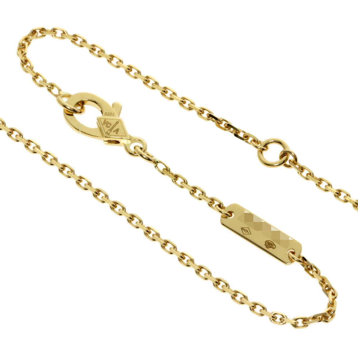 Van Cleef & Arpels Frivole Diamond Necklace K18 Yellow Gold Ladies [Used]