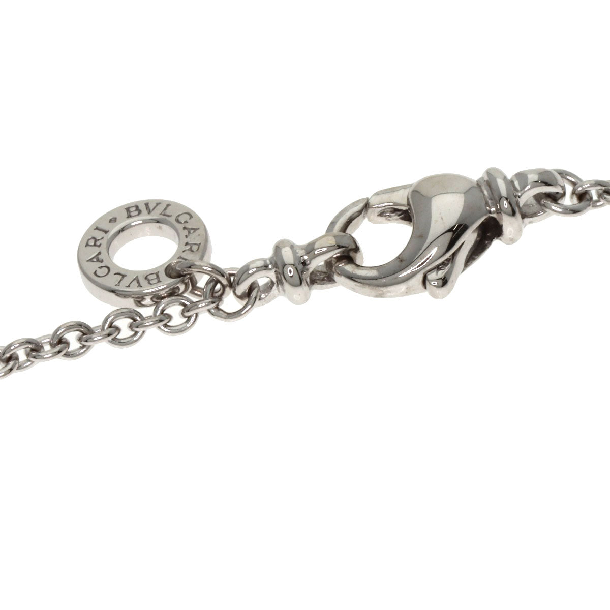 BVLGARI BVLGARI BVLGARI Diamond Necklace K18 White Gold Ladies [Used]