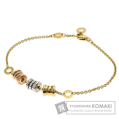 BVLGARI B.zero1 Three Elements Bracelet K18 Yellow Gold 18K Pink GoldLadies [Used]