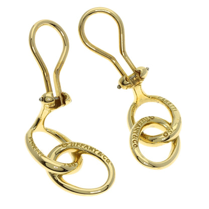 TIFFANY&Co. Double loop Earring K18 Yellow Gold Ladies [Used]