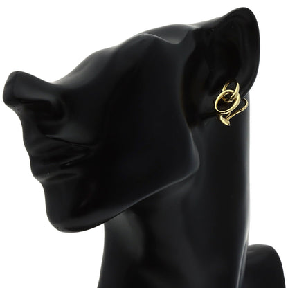 TIFFANY&Co. Double loop Earring K18 Yellow Gold Ladies [Used]