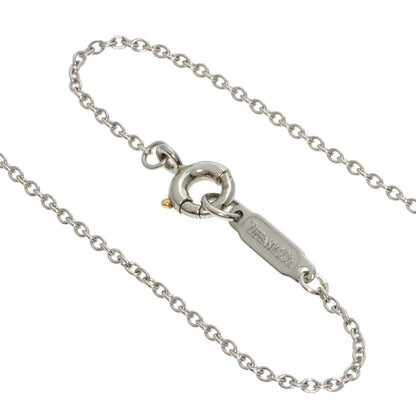 TIFFANY&Co. Fireworks Black Pearl Pearl Diamond Necklace Platinum PT950 Ladies [Used]