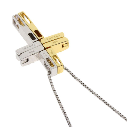TASAKI Diamond Two-Tone  3WAY Necklace K18 White Gold 18K Yellow GoldLadies [Used]