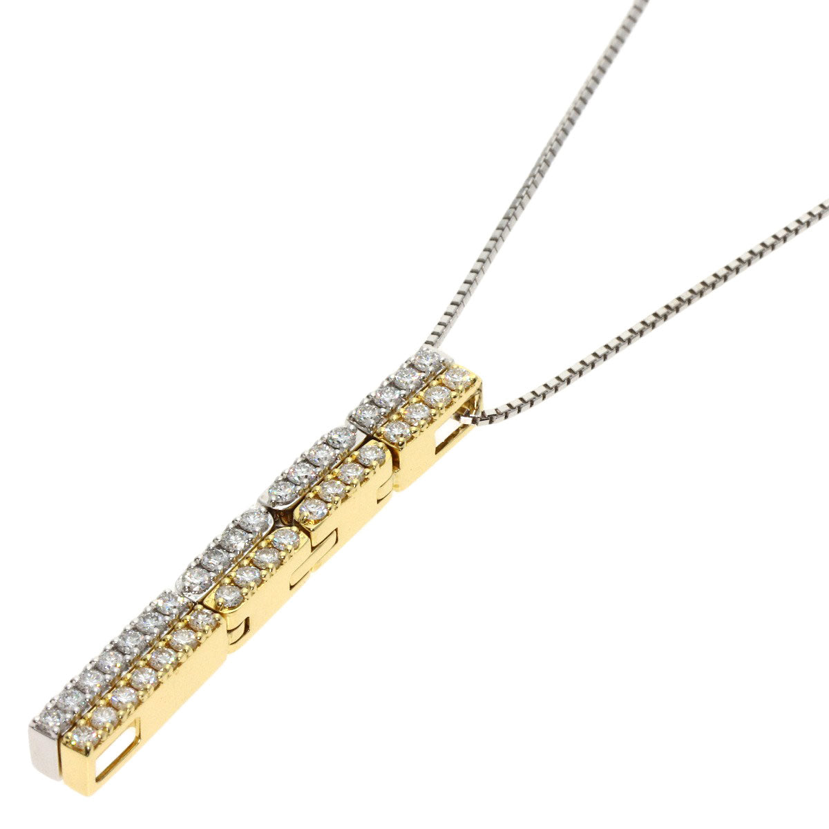 TASAKI Diamond Two-Tone  3WAY Necklace K18 White Gold 18K Yellow GoldLadies [Used]