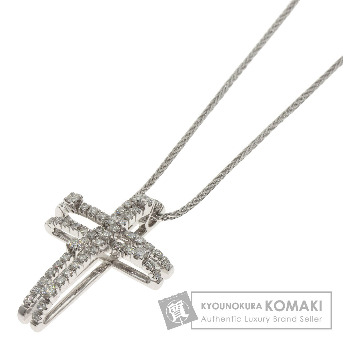 Damiani Notte di San Lorenzo Diamond Necklace K18 White Gold Ladies [Used]