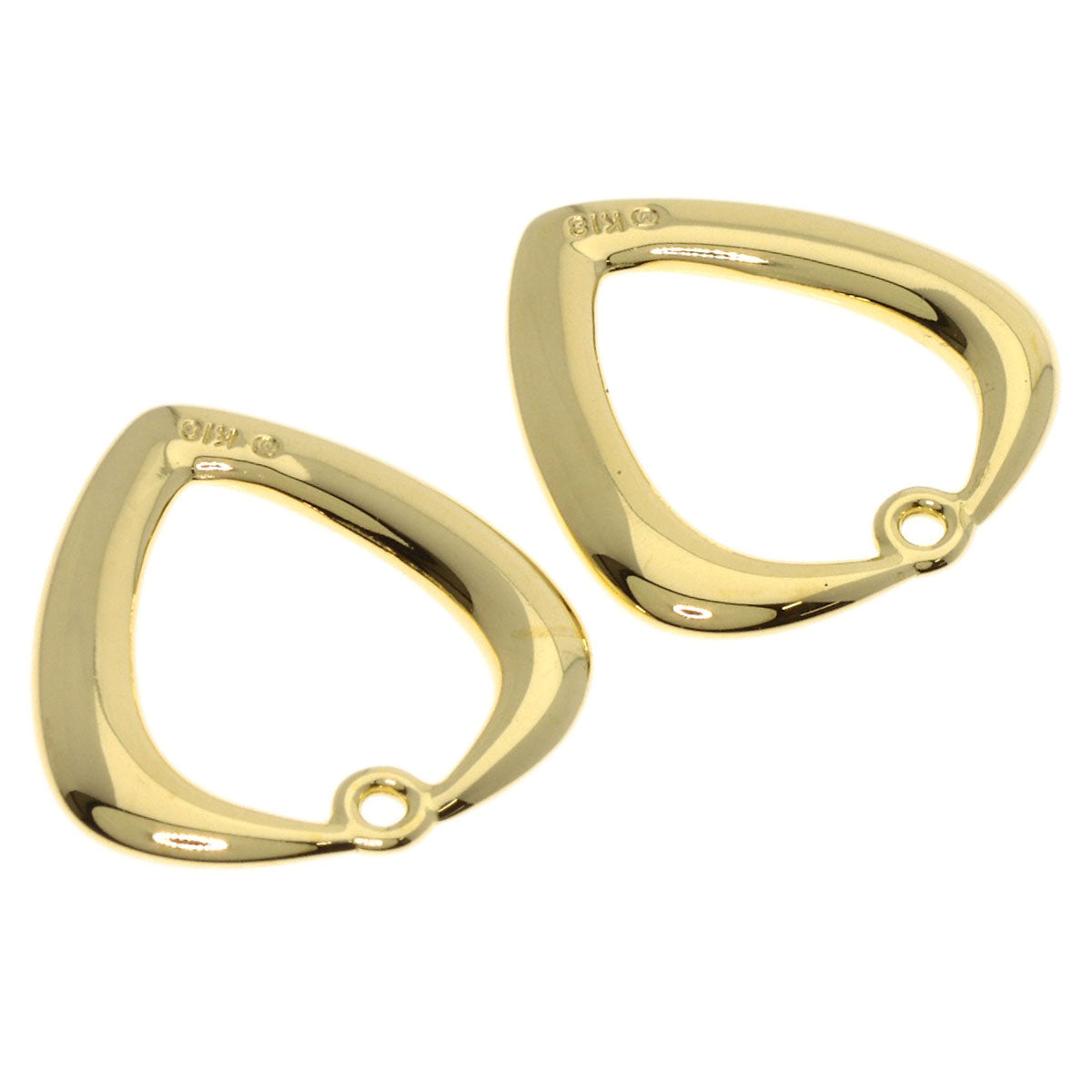 MIKIMOTO Diamond Pearl Pearl replacement charm included Earring K18 Yellow Gold Ladies [Used]