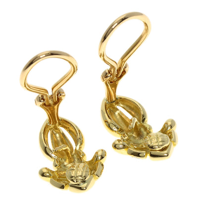 MIKIMOTO Diamond Pearl Pearl replacement charm included Earring K18 Yellow Gold Ladies [Used]