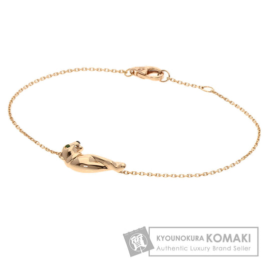 CARTIER PANTHERE Onyx Bracelet K18 Pink Gold Ladies [Used]