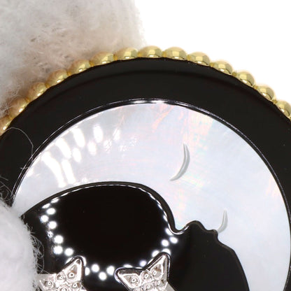 Dior Rose Celeste Moon and Sun Diamond Necklace K18 Yellow Gold Ladies [Used]