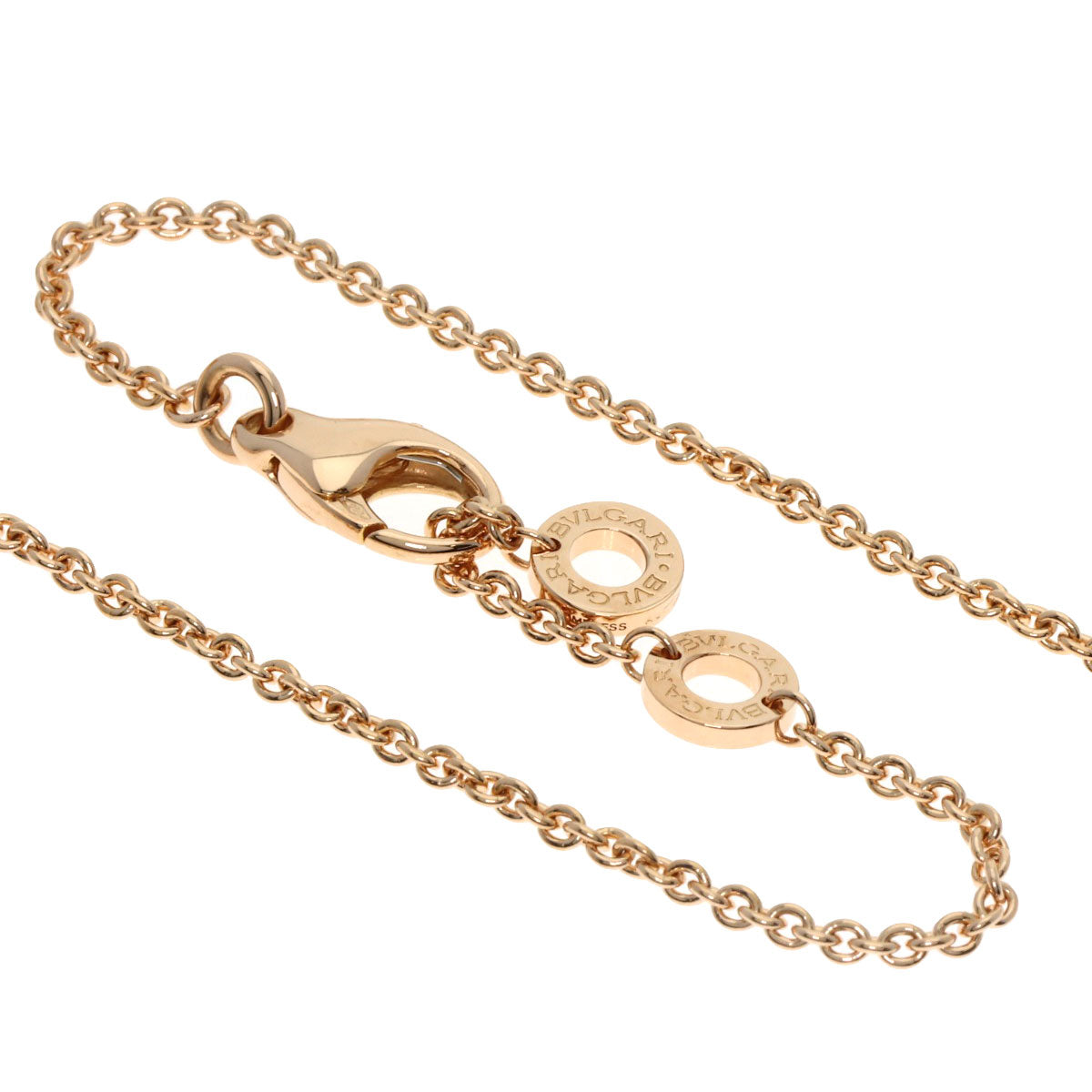 BVLGARI Roman Sorbet Pink Tourmaline Amethyst Necklace K18 Pink Gold Ladies [Used]