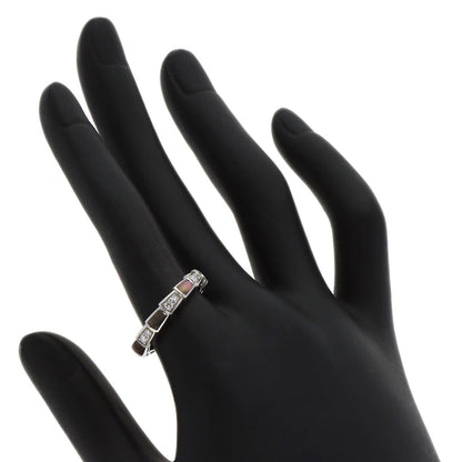 BVLGARI Serpenti Viper Shell Diamond #54 Ring K18 White Gold Ladies [Used]
