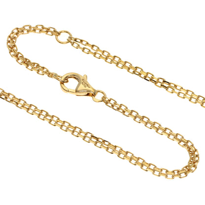 CARTIER PANTHERE Onyx Green Garnet Necklace K18 Yellow Gold Ladies [Used]