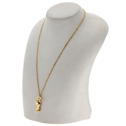 CARTIER PANTHERE Onyx Green Garnet Necklace K18 Yellow Gold Ladies [Used]