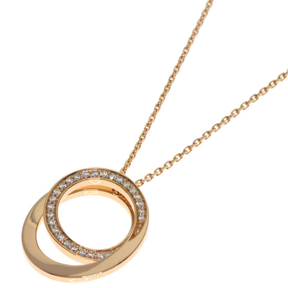 CARTIER Ethancel Diamond Necklace K18 Pink Gold Ladies [Used]