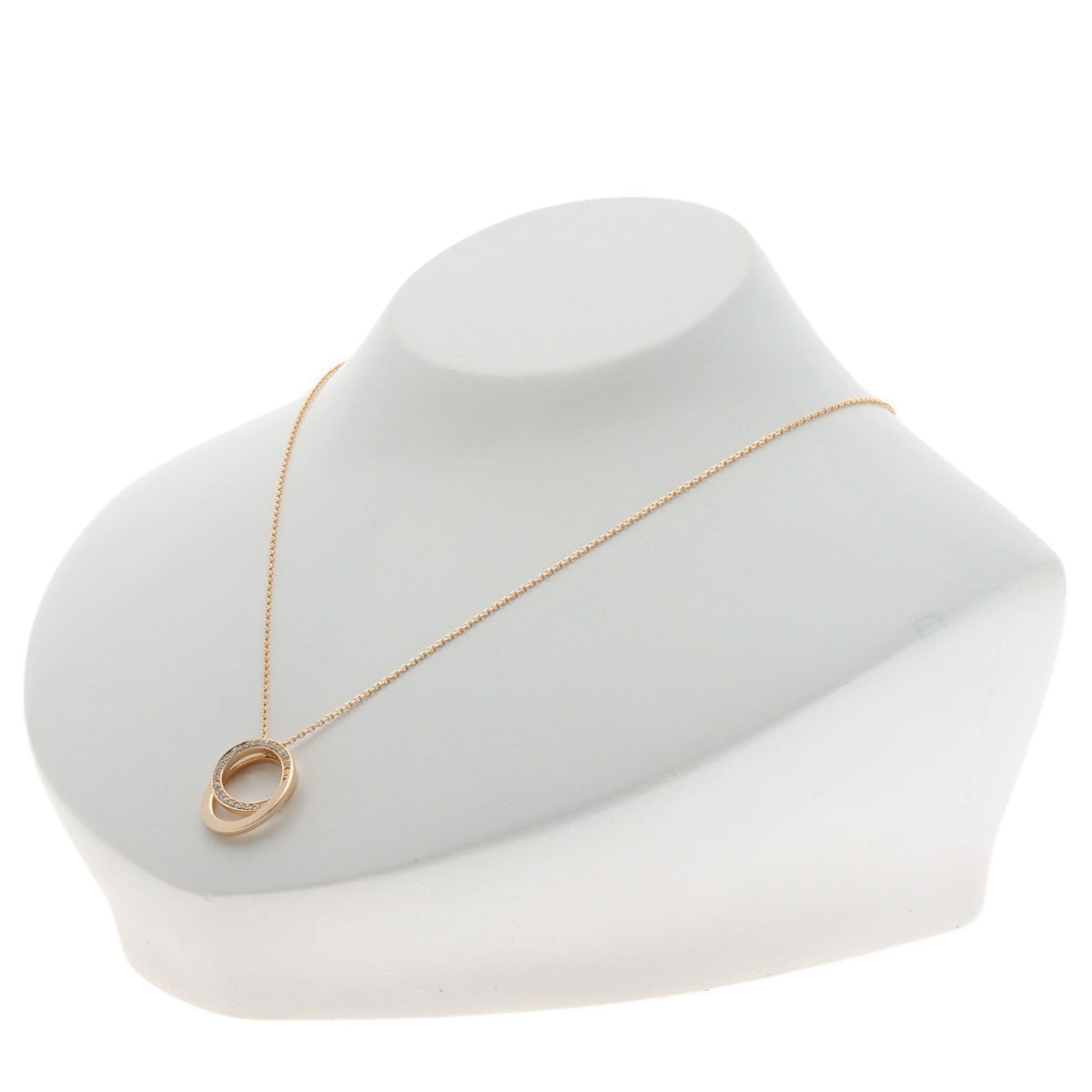 CARTIER Ethancel Diamond Necklace K18 Pink Gold Ladies [Used]