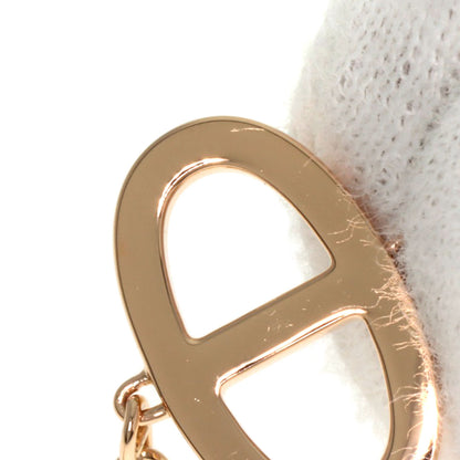 HERMES Chaine d'Ancre Contour Diamond SH Bracelet K18 Pink Gold Ladies [Used]