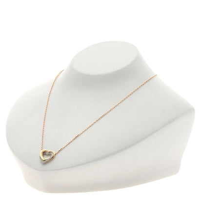 CARTIER Trinity Heart Diamond Necklace K18 Yellow Gold K18 White GoldLadies [Used]
