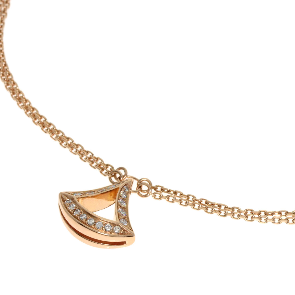 BVLGARI Diva Dream Diamond Bracelet K18 Pink Gold Ladies [Used]