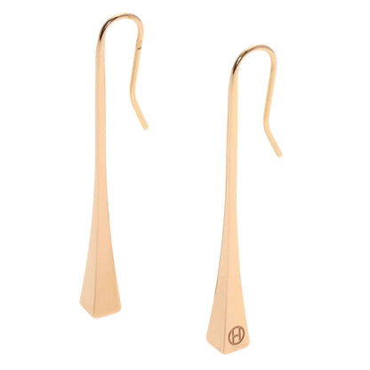 HERMES Clou de Forges earring K18 Pink Gold Ladies [Used]