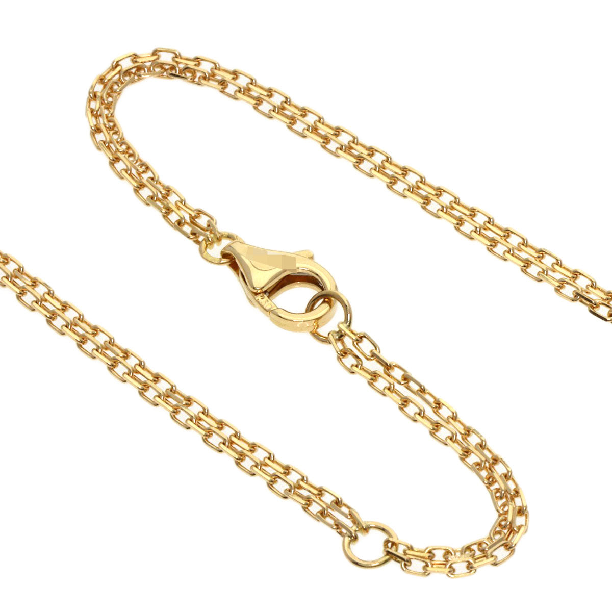 CARTIER PANTHERE Onyx Green Garnet Necklace K18 Yellow Gold Ladies [Used]