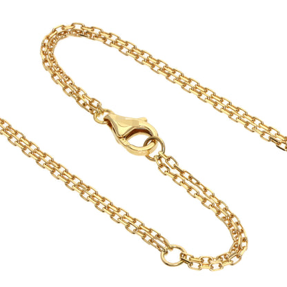 CARTIER PANTHERE Onyx Green Garnet Necklace K18 Yellow Gold Ladies [Used]