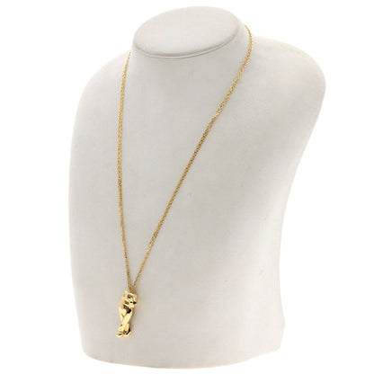 CARTIER PANTHERE Onyx Green Garnet Necklace K18 Yellow Gold Ladies [Used]