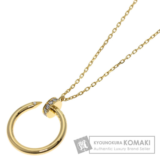 CARTIER Just Ankle Diamond Necklace K18 Yellow Gold Ladies [Used]