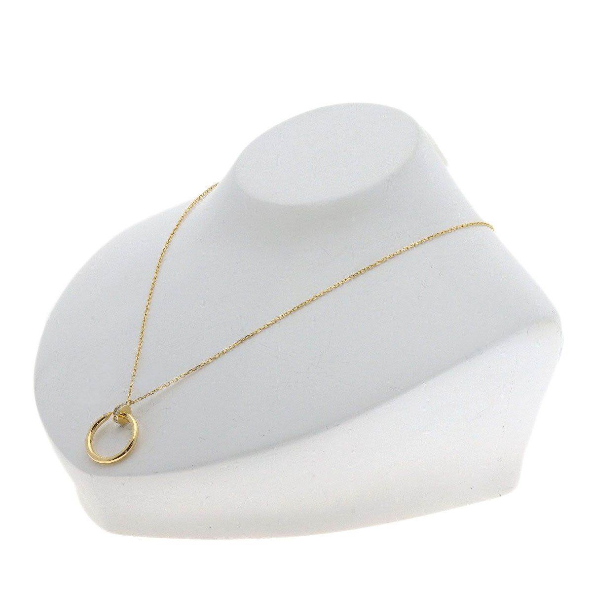 CARTIER Just Ankle Diamond Necklace K18 Yellow Gold Ladies [Used]