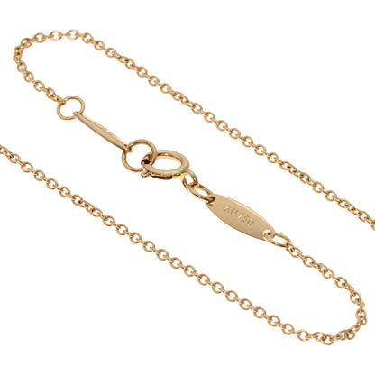 TIFFANY&Co. By The Yard 1P Diamond Necklace K18 Pink Gold Ladies [Used]