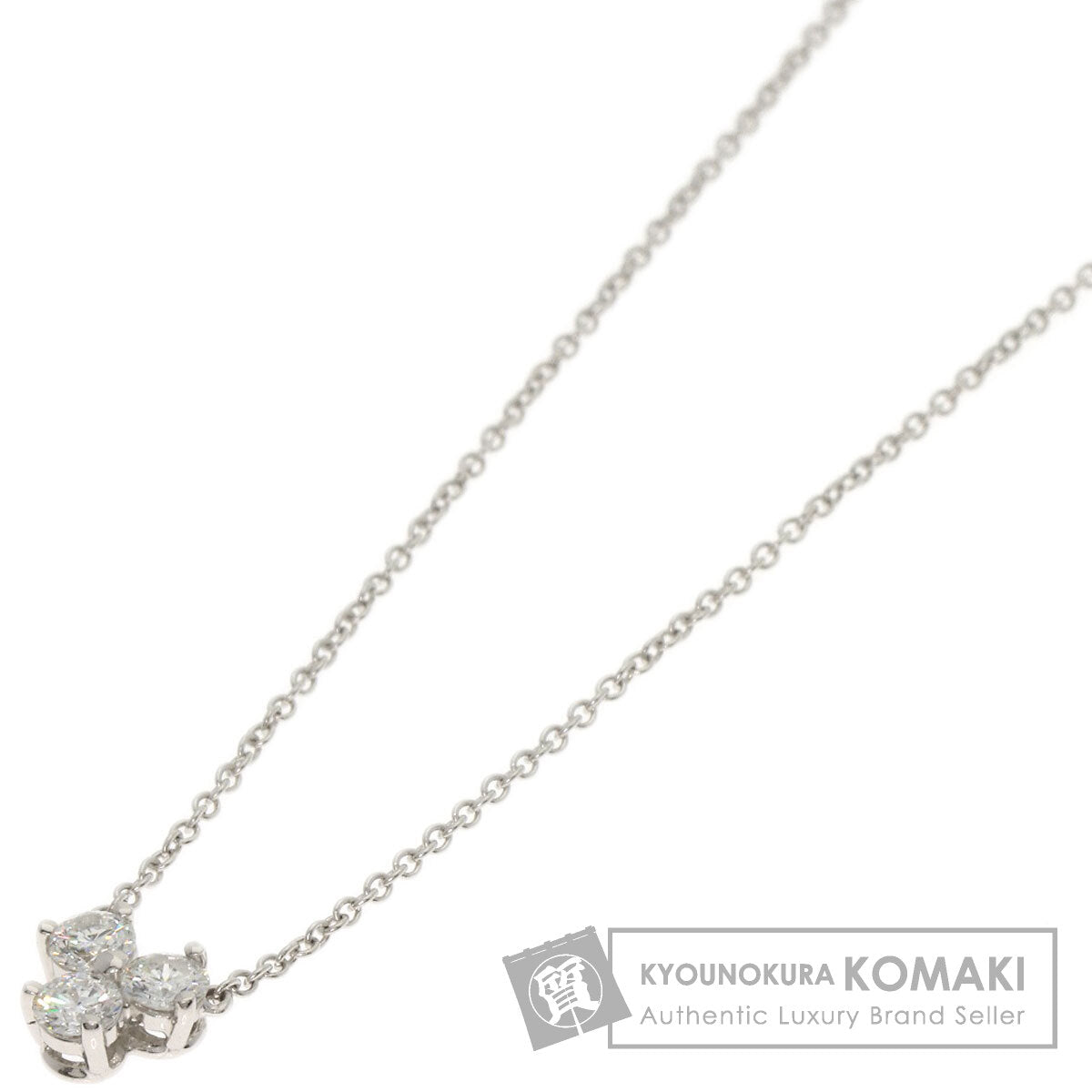 TIFFANY&Co. Aria Diamond Necklace Platinum PT950 Ladies [Used]