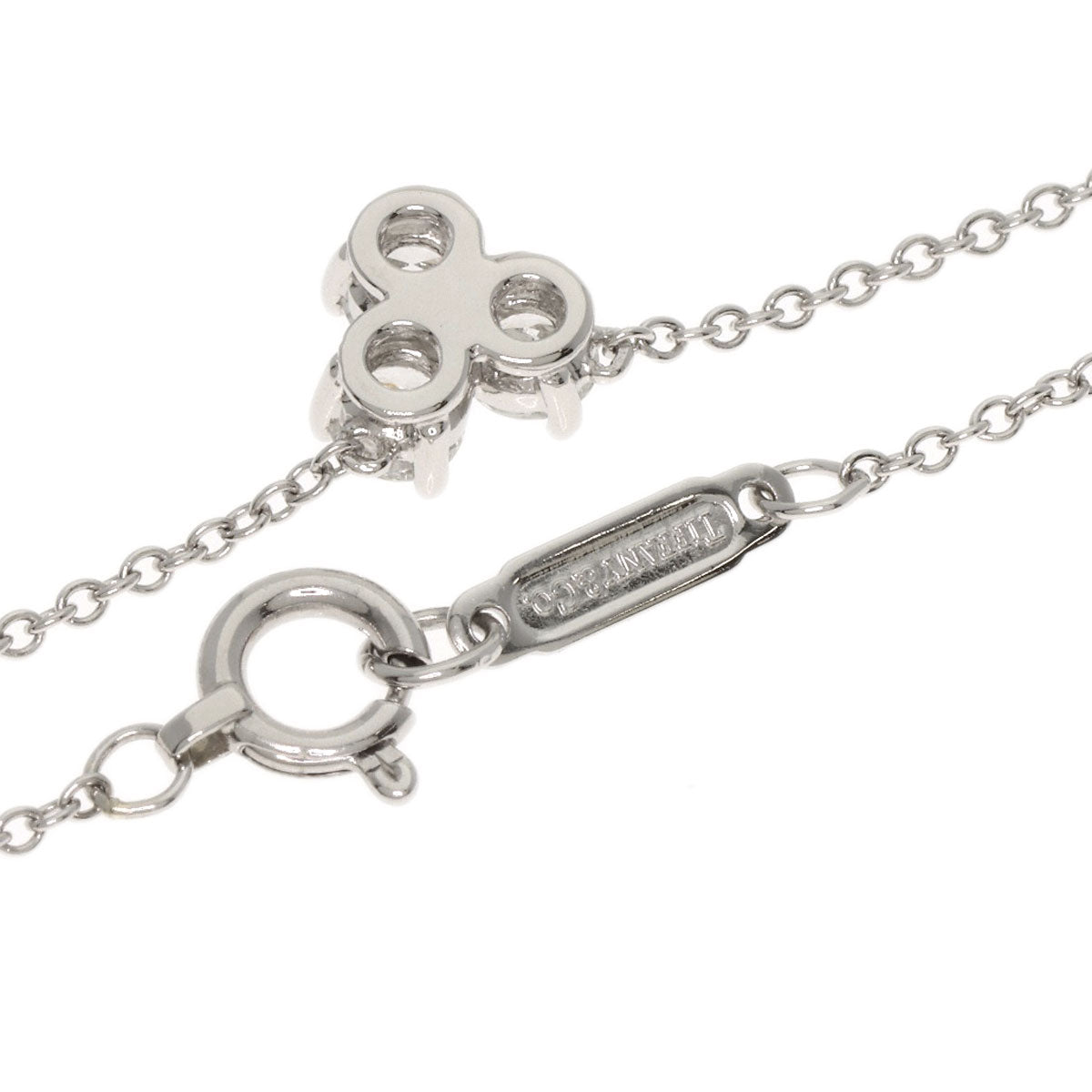 TIFFANY&Co. Aria Diamond Necklace Platinum PT950 Ladies [Used]