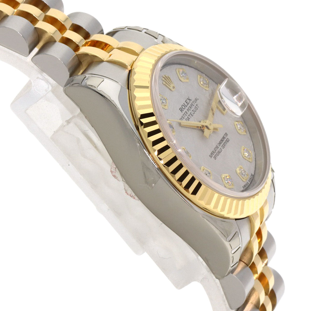 ROLEX DATEJUST 10P Diamond Watches 179173G Stainless Steel/SSxK18YG Ladies