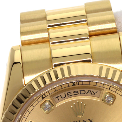 ROLEX Day Date 10P Diamond Watches 118238A K18 Yellow Gold/18K Yellow Gold mens