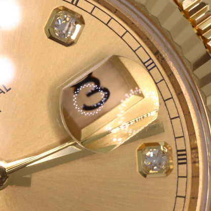 ROLEX Day Date 10P Diamond Watches 118238A K18 Yellow Gold/18K Yellow Gold mens