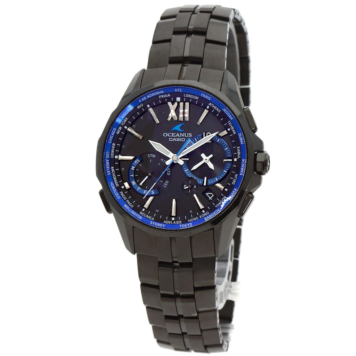 CASIO Oceanus Manta Watches OCW-S3400B-1AJF Titanium/Titanium mens