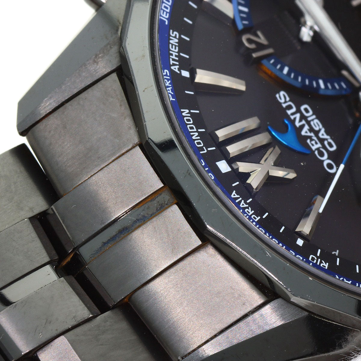 CASIO Oceanus Manta Watches OCW-S3400B-1AJF Titanium/Titanium mens