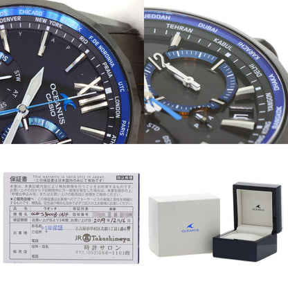 CASIO Oceanus Manta Watches OCW-S3400B-1AJF Titanium/Titanium mens