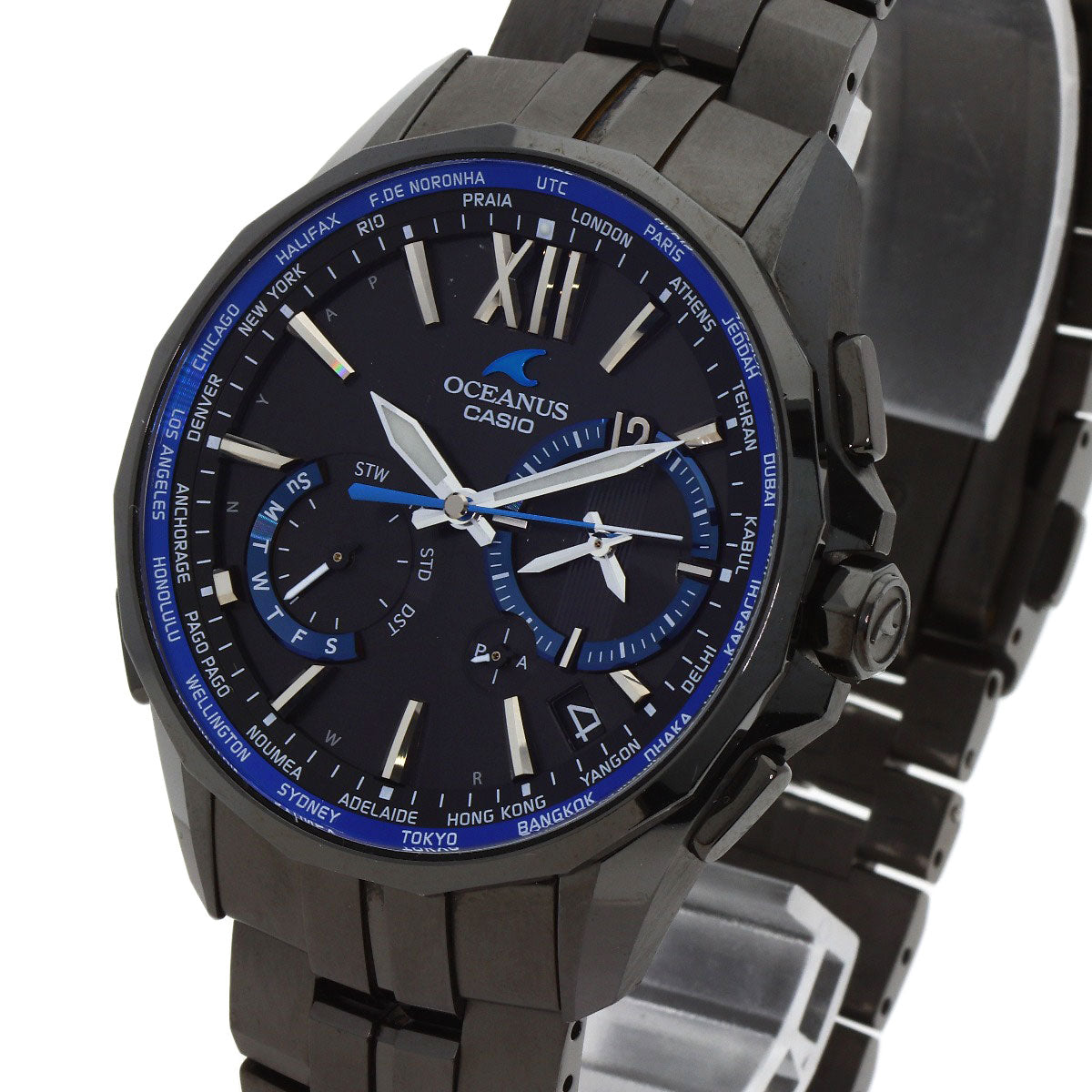 CASIO Oceanus Manta Watches OCW-S3400B-1AJF Titanium/Titanium mens